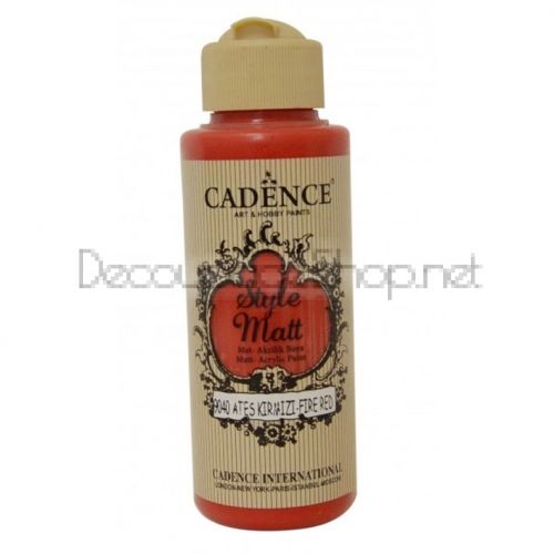 CADENCE АКРИЛНА БОЯ STYLE MATT 120 МЛ. -  CARMINE 9041