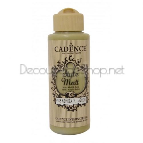 CADENCE АКРИЛНА БОЯ STYLE MATT 120 МЛ. - MIMOSA GREEN 9048