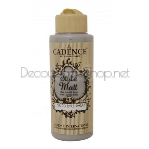 CADENCE АКРИЛНА БОЯ STYLE MATT 120 МЛ. - GRAY 9055