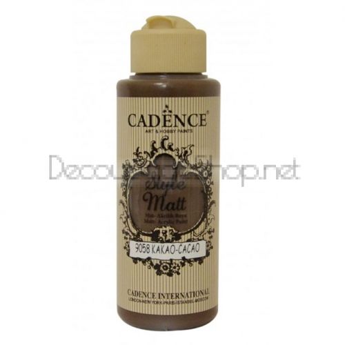 CADENCE АКРИЛНА БОЯ STYLE MATT 120 МЛ. - CACAO 9058