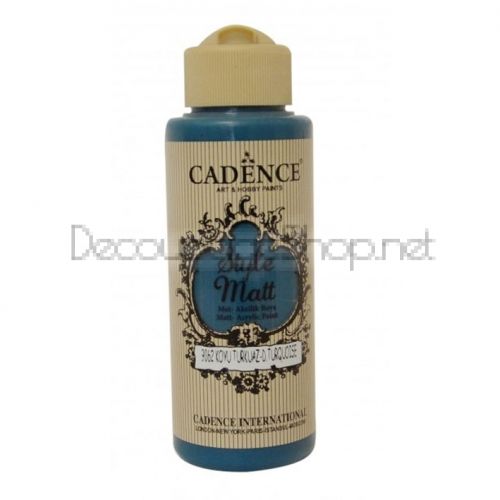CADENCE АКРИЛНА БОЯ STYLE MATT 120 МЛ. - DARK TURQUOISE 9062