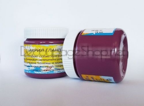 АКРИЛ ГЛАНЦ -75мл - 10 цвята - ЛОРКА
