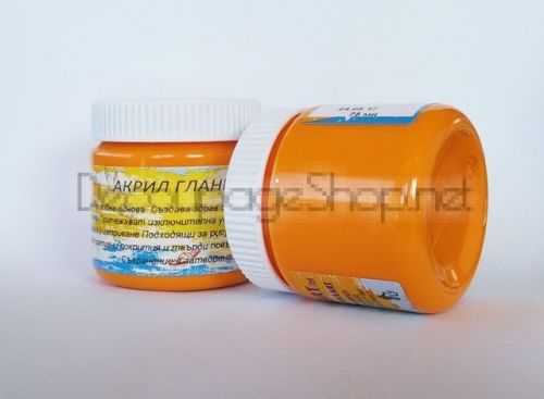 АКРИЛ ГЛАНЦ -75мл - 10 цвята - ЛОРКА