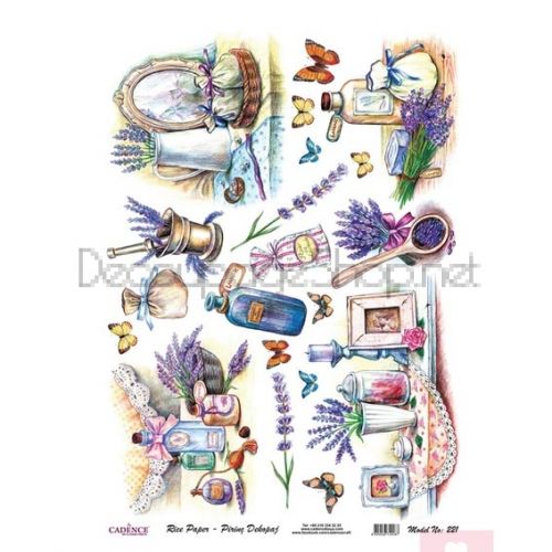 CADENCE ДЕКУПАЖНА ОРИЗОВА ХАРТИЯ A3 - 221