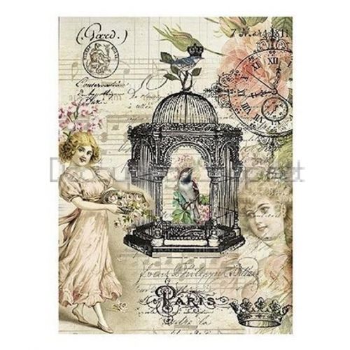 ДЕКУПАЖНА ОРИЗОВА ХАРТИЯ STAMPERIA 50 Х 50 - DFT196