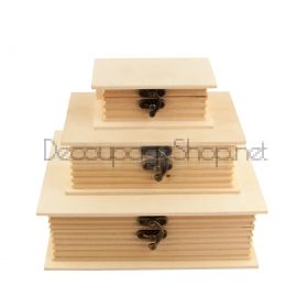 Дървена кутия книга - МАЛКА КУТИЯ - B1065 - 10 x 6 см