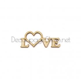 Дървен надпис “LOVE“ 35 x 16 см - LOVE35