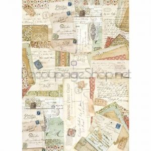 ОРИЗОВА ХАРТИЯ за  ДЕКУПАЖ STAMPERIA А4 - DFSA4016 