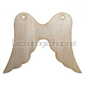 Дървени ангелски крила А02 - 12 х 9,5см