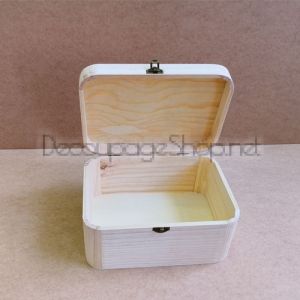 Дървена кутия за декупаж, - 22 х 16 х11см