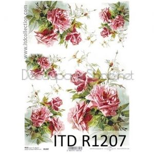 ITD COLLECTION ДЕКУПАЖНА ОРИЗОВА ХАРТИЯ А4 - R1207