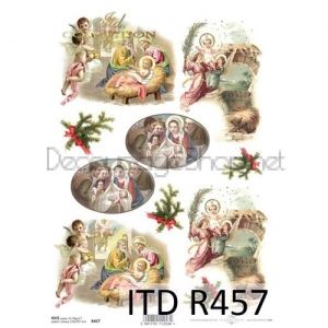 ITD COLLECTION ДЕКУПАЖНА ОРИЗОВА ХАРТИЯ А4 - R0457