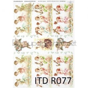 ITD COLLECTION ДЕКУПАЖНА ОРИЗОВА ХАРТИЯ А4 - R0077