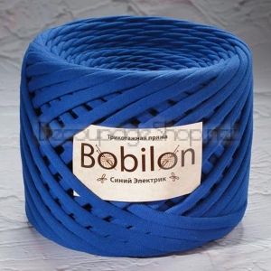 Трикотажна прежда Bobilon Макарони/T-Shirt yarn - Medium (7-9мм) – цвят: Ultramarine / Ултрамарин – 100м