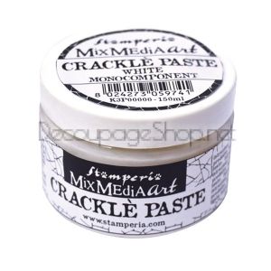 STAMPERIA CRACKLE PASTE 150 МЛ - БЯЛА K3P37