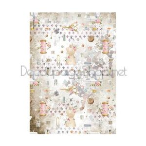 STAMPERIA ДЕКУПАЖНА ОРИЗОВА ХАРТИЯ А4 - DFSA4566