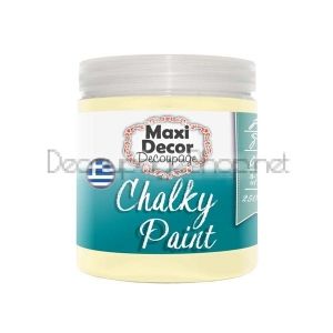 Тебеширена боя CHALKY PAINT - Maxi Decor - цвят 508 PASTEL YELLOW - 250МЛ.