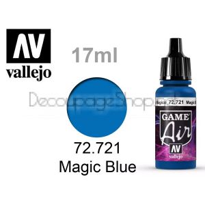 Acrylicos Vallejo Game Air - боя за аерографи 17 мл. Magic Blue