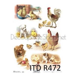 ITD COLLECTION ДЕКУПАЖНА ОРИЗОВА ХАРТИЯ А4 - R0472