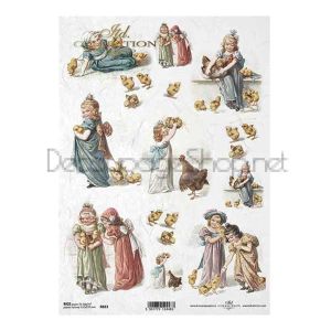 ITD COLLECTION ДЕКУПАЖНА ОРИЗОВА ХАРТИЯ А4 - R0823