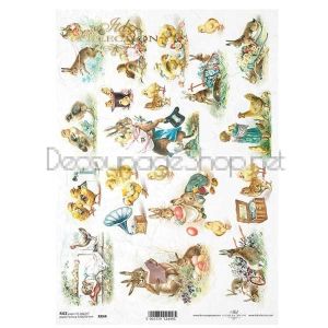 ITD COLLECTION ДЕКУПАЖНА ОРИЗОВА ХАРТИЯ А4 - R0844