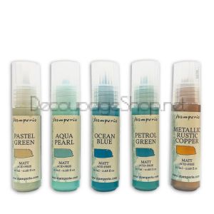 STAMPERIA PATINA TEXTURE PAINTS SET KE55 5Х20 МЛ