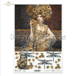 ITD COLLECTION ДЕКУПАЖНА ОРИЗОВА ХАРТИЯ А4 - R2408
