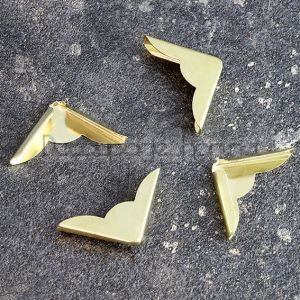 Ъгълчета за скрапбук албум - ЗЛАТО - 23x23x4mm - 4бр. - А22