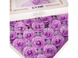 Сапунена роза Love De Luxe XL, 5см x 6.5см, Lavender
