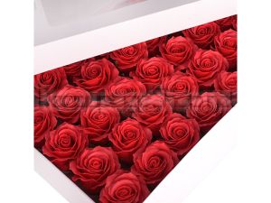 Сапунена роза Love De Luxe , 6.5см x 5,8см, Red