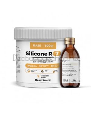 R7 - Silicone for very soft moulds, break-resistant and elastic - R7 - R7 - Силикон за много меки форми, устойчив на скъсване и еластичен -  500gr