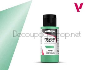 Боя за аерограф Premium 60мл - Metallic Green  Acrylicos Vallejo