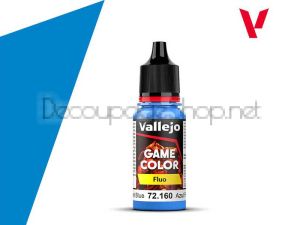 Бои за моделисти Game color 18ml - Fluo Blue Acrylicos Vallejo