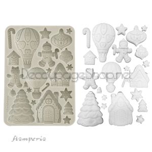 STAMPERIA CANDY CHRISTMAS СИЛИКОНОВ МОЛД KACMA583