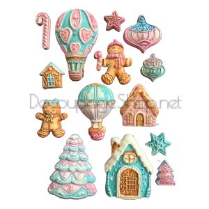 STAMPERIA CANDY CHRISTMAS СИЛИКОНОВ МОЛД KACMA583