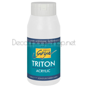 SOLO GOYA АКРИЛНА БОЯ TRITON 750 МЛ. - WHITE