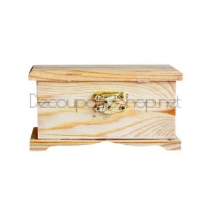 Дървена кутия, 12 x 5,5 x 6 cm, натурален цвят