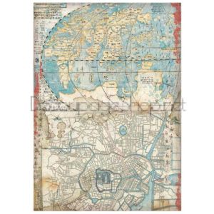 STAMPERIA ДЕКУПАЖНА ОРИЗОВА ХАРТИЯ А4 - DFSA4610