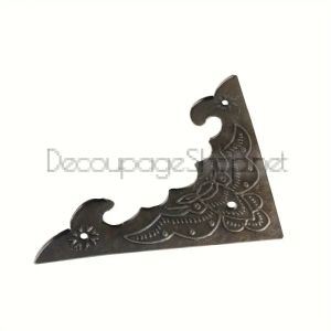 Метални ъгли за декорация - 5.8 х 5.8см - 4 БРОЯ КОМПЛЕКТ