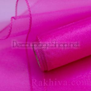Органза 49см/ 1м, циклама обкантена