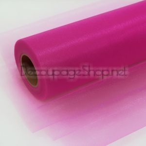 Органза 49см/ 1м, циклама без кант NEW