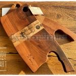 Дъска за рязане и сервиране “Сатър“ Mini - 350 х 150 х 18мм - ОРЕХ