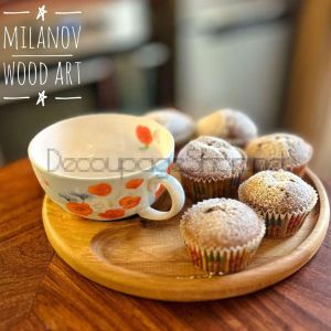 Кръгло плато за сервиране “Медальон“ - ф 25см