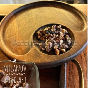 Кръгло плато за сервиране “Медальон“ - ф 25см