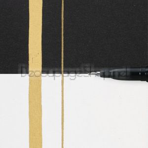 Перманентен Маркер с Боя : Sakura Pen-Touch : Extra Fine 0.7 mm : Златен