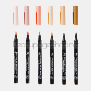 Акварелни Маркери Четка : Sakura Koi Манга : 6 Портретни Цвята