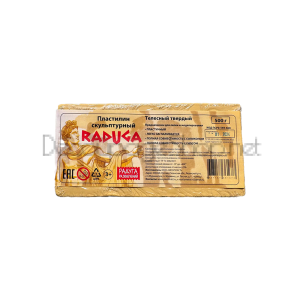 ЛЕНИНГРАД СКУЛПТУРЕН ПЛАСТИЛИН ТВЪРД RADUGA ТЕЛЕСЕН 500 ГР.