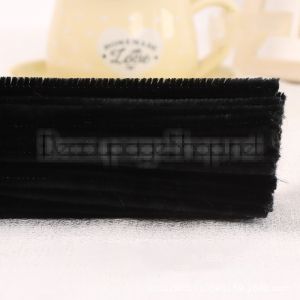 Дълги Плюшени Телчета : Пакет с 10 Броя : 30см ЧЕРНО