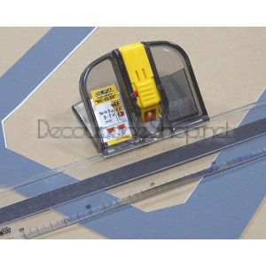 Нож за паспарту с линеал, OLFA MC 45 DX, блистер