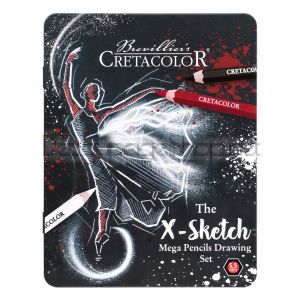 Комплект художествен Cretacolor, THE X-SKETCH, 12 части